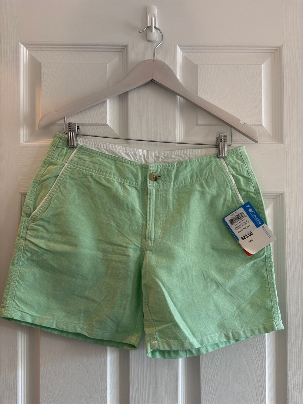 NWT COLUMBIA Light Green Women’s Cotton Shorts